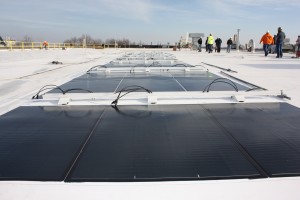 Flexible lightweight solar modules
